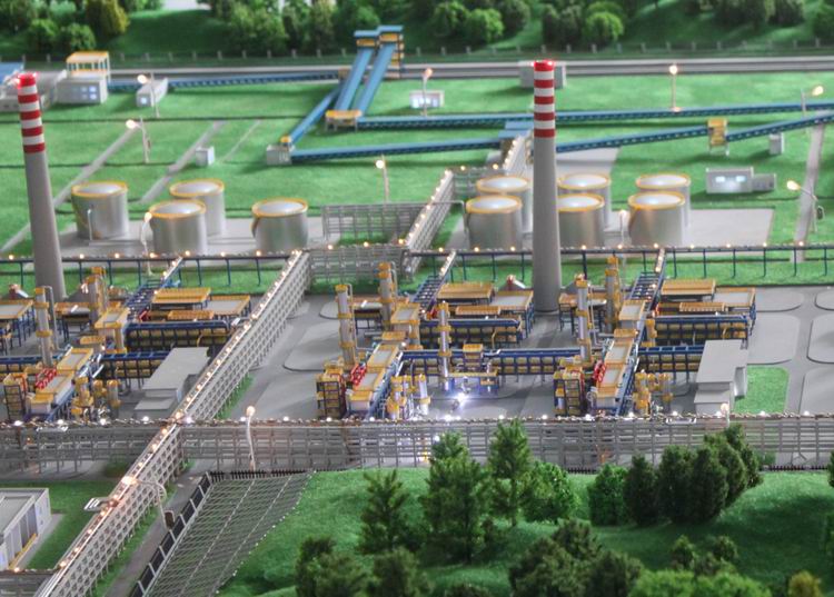 荣成市石化区模型